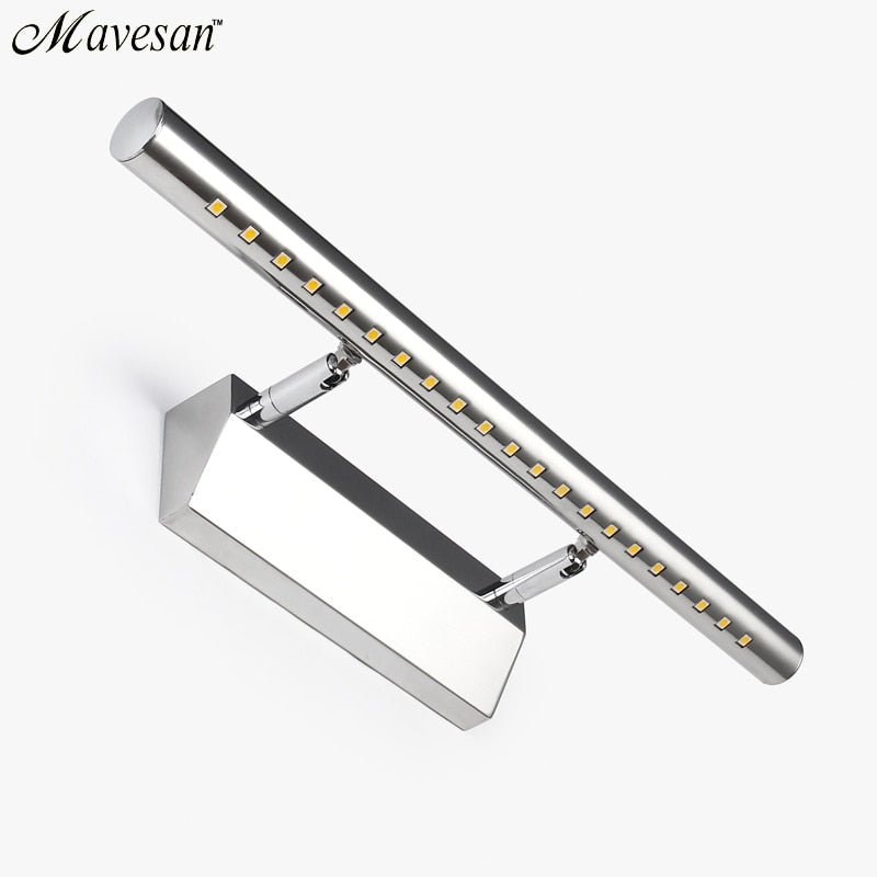 Hot Selling LED Wall light Bathroom Mirror warm white /white washroon wall Lamp fixtures Aluminum boby & Stainless Steel