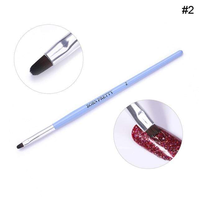 BORN PRETTY Acrylic Manicuring Brush For Nail Art Painting Brushes Dotting Design  Nail Brush Kit Gel Varnishes Tools