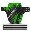 2pcsNew Mountain Bike Accessories Mudguard 3D Carbon Fiber Twill Cycling Mtb Fenders Rear Mud Guard Wings for Road Bicycle Goods