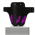 2pcsNew Mountain Bike Accessories Mudguard 3D Carbon Fiber Twill Cycling Mtb Fenders Rear Mud Guard Wings for Road Bicycle Goods