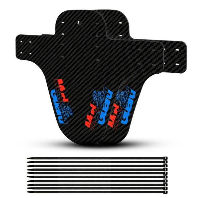 2pcsNew Mountain Bike Accessories Mudguard 3D Carbon Fiber Twill Cycling Mtb Fenders Rear Mud Guard Wings for Road Bicycle Goods