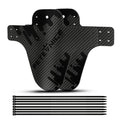 2pcsNew Mountain Bike Accessories Mudguard 3D Carbon Fiber Twill Cycling Mtb Fenders Rear Mud Guard Wings for Road Bicycle Goods