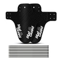 2pcsNew Mountain Bike Accessories Mudguard 3D Carbon Fiber Twill Cycling Mtb Fenders Rear Mud Guard Wings for Road Bicycle Goods