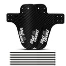 2pcsNew Mountain Bike Accessories Mudguard 3D Carbon Fiber Twill Cycling Mtb Fenders Rear Mud Guard Wings for Road Bicycle Goods