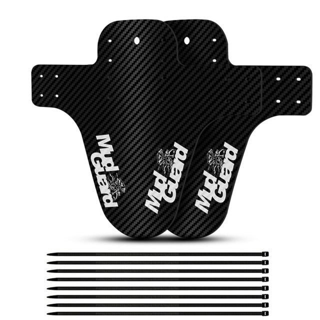 2pcsNew Mountain Bike Accessories Mudguard 3D Carbon Fiber Twill Cycling Mtb Fenders Rear Mud Guard Wings for Road Bicycle Goods