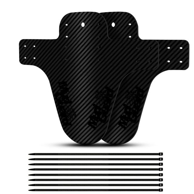 2pcsNew Mountain Bike Accessories Mudguard 3D Carbon Fiber Twill Cycling Mtb Fenders Rear Mud Guard Wings for Road Bicycle Goods