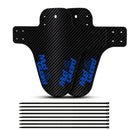 2pcsNew Mountain Bike Accessories Mudguard 3D Carbon Fiber Twill Cycling Mtb Fenders Rear Mud Guard Wings for Road Bicycle Goods