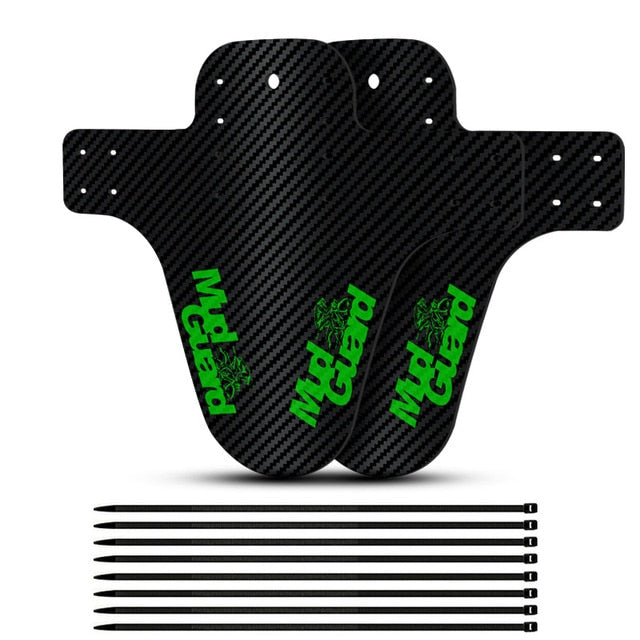 2pcsNew Mountain Bike Accessories Mudguard 3D Carbon Fiber Twill Cycling Mtb Fenders Rear Mud Guard Wings for Road Bicycle Goods
