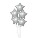 Gold Silver Foil Star Balloon