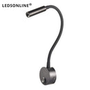 Bedside Working Study Reading Lamp Wall lamp sconces 3W LED Book Lamp wall Night light fixtures Spot LED EU US Plug Cord