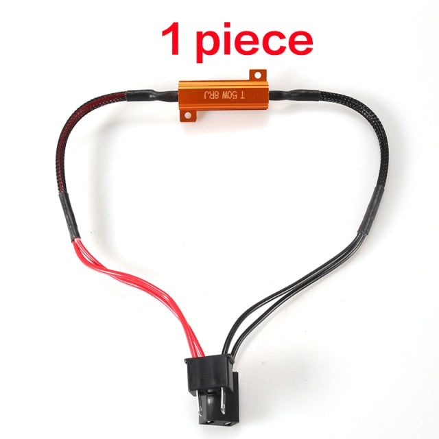 50W H1 H3 H7 H11 9006 hb3 hb4 h9 h8 h10 Car Load Resistor Error Canceller LED Decoder Canbus Free Wiring Canceller Decoder Light