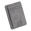 THINKTHENDO Slim RFID Blocking Leather Wallet Credit ID Card Holder Purse Money Case for Men Women 2020 Fashion Bag 11.5x8x0.5cm