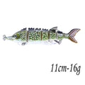 13.7cm 27g Sinking Wobblers 8 Segments Fishing Lures Multi Jointed Swimbait Hard Bait Fishing Tackle For Bass Isca Crankbait