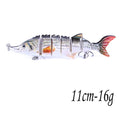 13.7cm 27g Sinking Wobblers 8 Segments Fishing Lures Multi Jointed Swimbait Hard Bait Fishing Tackle For Bass Isca Crankbait