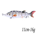 13.7cm 27g Sinking Wobblers 8 Segments Fishing Lures Multi Jointed Swimbait Hard Bait Fishing Tackle For Bass Isca Crankbait