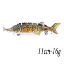 13.7cm 27g Sinking Wobblers 8 Segments Fishing Lures Multi Jointed Swimbait Hard Bait Fishing Tackle For Bass Isca Crankbait