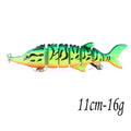 13.7cm 27g Sinking Wobblers 8 Segments Fishing Lures Multi Jointed Swimbait Hard Bait Fishing Tackle For Bass Isca Crankbait