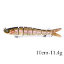 13.7cm 27g Sinking Wobblers 8 Segments Fishing Lures Multi Jointed Swimbait Hard Bait Fishing Tackle For Bass Isca Crankbait