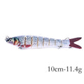13.7cm 27g Sinking Wobblers 8 Segments Fishing Lures Multi Jointed Swimbait Hard Bait Fishing Tackle For Bass Isca Crankbait
