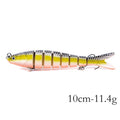 13.7cm 27g Sinking Wobblers 8 Segments Fishing Lures Multi Jointed Swimbait Hard Bait Fishing Tackle For Bass Isca Crankbait