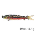 13.7cm 27g Sinking Wobblers 8 Segments Fishing Lures Multi Jointed Swimbait Hard Bait Fishing Tackle For Bass Isca Crankbait