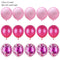 1 Set Metallic Confetti  Balloons With Ribbon