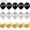 1 Set Metallic Confetti  Balloons With Ribbon