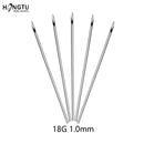 5/30pcs Sterilized Disposable Body Piercing Needles Surgical Steel Tattoo Supply Ear Nose Tongue Lip Navel Piercing Tools 10-20G
