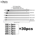 5/30pcs Sterilized Disposable Body Piercing Needles Surgical Steel Tattoo Supply Ear Nose Tongue Lip Navel Piercing Tools 10-20G