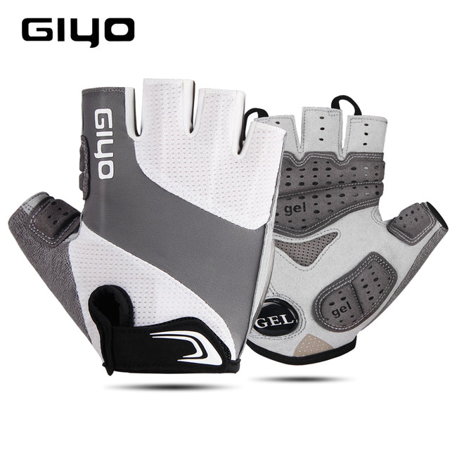 GIYO Bicycle Gloves Half Finger Outdoor Sports Gloves For Men Women Gel Pad Breathable MTB Road Racing Riding Cycling Gloves DH