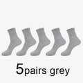 MWZHH 10 Pairs Men Cotton Socks Men Brand New Business Leisure Dress Socks Male 100 Cotton Socks Long Warm Socks Black For gifts