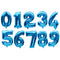16 32 40 Inch Silver Gold Foil Number Balloons Digital Globos Birthday Wedding Party Decorations Ballons Baby Shower Supplies