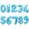 16 32 40 Inch Silver Gold Foil Number Balloons Digital Globos Birthday Wedding Party Decorations Ballons Baby Shower Supplies
