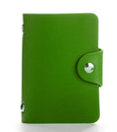 Fashion PU Leather Function 24 Bits Card Case Business Card Holder Men Women Credit Passport Card Bag ID Passport Card Wallets