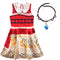 2020 Girls Moana Cosplay Costume for Kids Vaiana Princess Dress Clothes for Halloween Costumes for girls baby Girl party dresses