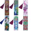 Diamond Painting Bookmark 5D DIY Special Shaped Diamond Art Mosaic Leather Tassel Book Marks Diamond Embroidery Cross Stitch