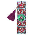 Diamond Painting Bookmark 5D DIY Special Shaped Diamond Art Mosaic Leather Tassel Book Marks Diamond Embroidery Cross Stitch