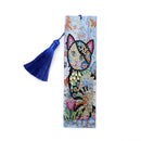 Diamond Painting Bookmark 5D DIY Special Shaped Diamond Art Mosaic Leather Tassel Book Marks Diamond Embroidery Cross Stitch