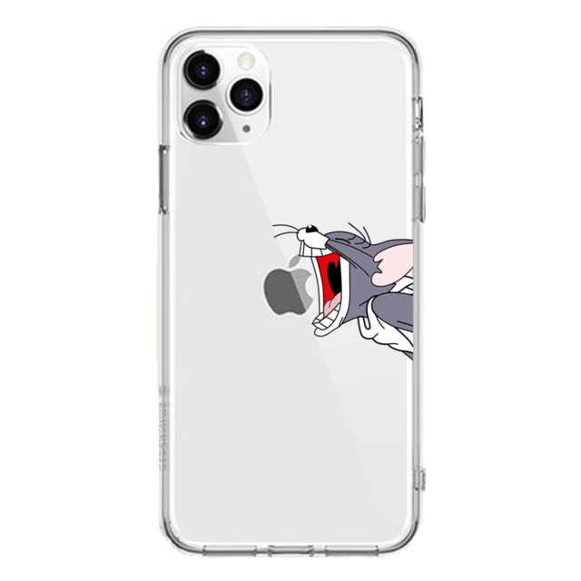 artoon Character Transparent Silicone Case For iPhone X Case 5 5S 6 6S 7 8 Plus X XS Max XR 7 SE  8 11Pro