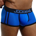 JOCKMAIL Brand Underwear Boxer Men Breathable Mesh Men's Boxers Male Underpants Sexy Gay penis pouch Panties  Mens Trunks Pant