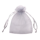 50Pcs/lot 7x9 9x12 10x15 13x18CM Organza Bags Jewelry Bag Wedding Party Decoration Drawable Bags Gift Pouches Jewelry Packaging