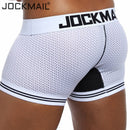 JOCKMAIL Brand Underwear Boxer Men Breathable Mesh Men's Boxers Male Underpants Sexy Panties Cotton Mens Bodysuit Trunks Pant