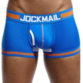 JOCKMAIL Brand Underwear Boxer Men Breathable Mesh Men's Boxers Male Underpants Sexy Panties Cotton Mens Bodysuit Trunks Pant