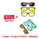 Eyeglasses Brand designer Polarized Magnet Clip glasses frame men women Myopia Prescription Glasses Optical sunglasses Eyewear