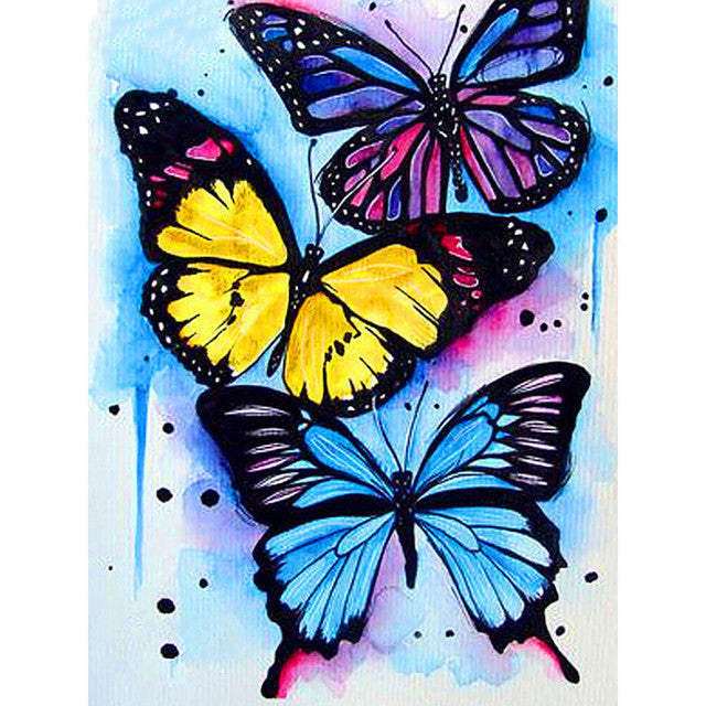 Butterfly Pattern 3D Diy Diamond Painting Cross Ctitch Kits Diamond art crystal Mosaic Embroidery Painting New Year Gift