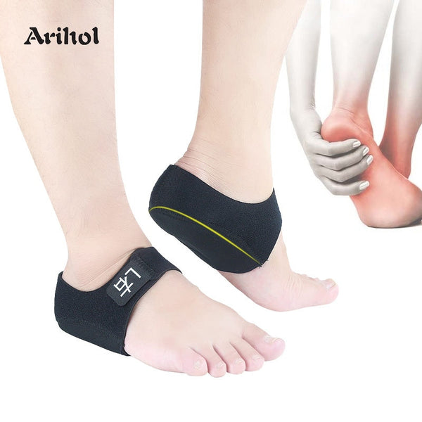 Gel Heel Pad Pain Relief for Plantar Fasciitis Sock Worn in Shoes Thin Heel Spur Foot Skin Care Protectors Heel Sleeves