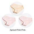 3Pcs/Set Seamless Panties Set Underwear Women's Lingerie Soft SILK Female Fashion Panty Sexy Lady Intimates Low Rise Briefs Set