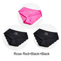 3Pcs/Set Seamless Panties Set Underwear Women's Lingerie Soft SILK Female Fashion Panty Sexy Lady Intimates Low Rise Briefs Set