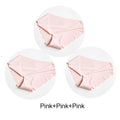 3Pcs/Set Seamless Panties Set Underwear Women's Lingerie Soft SILK Female Fashion Panty Sexy Lady Intimates Low Rise Briefs Set