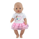 New Sport Dress Doll Clothes Fit 17 inch 43cm Doll Clothes Born Babies Doll Clothes For Baby Birthday Festival Gift